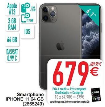 Apple smartphone iphone 11 64 gb