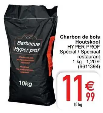 Charbon de bois houtskool hyper prof