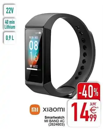 Cora Xiaomi smartwatch mi band 4c aanbieding