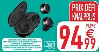 Cora Samsung écouteurs oortjes samsung buds+ aanbieding