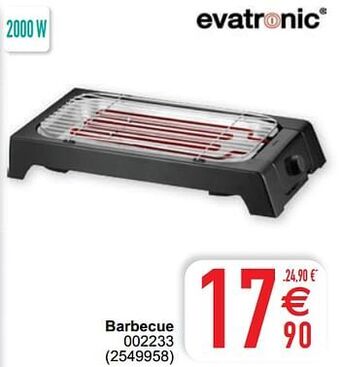 Cora Evatronic barbecue 002233 aanbieding