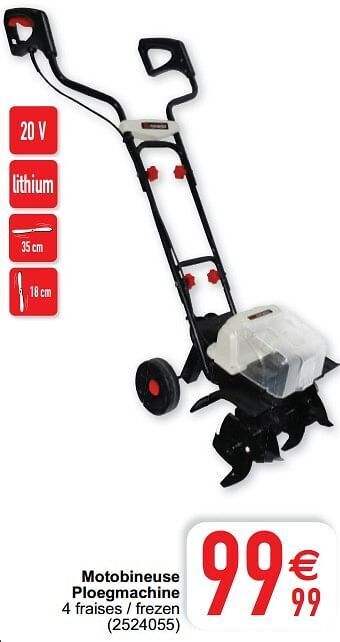 Cora X-performer motobineuse ploegmachine aanbieding