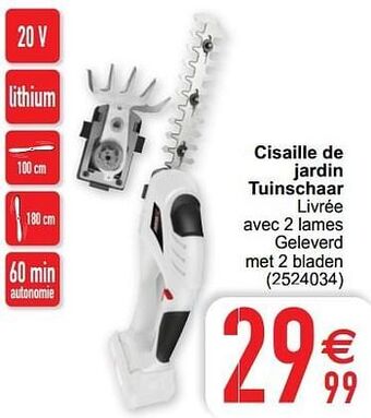 Cora X-performer cisaille de jardin tuinschaar aanbieding