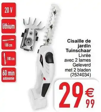 Cora X-performer cisaille de jardin tuinschaar aanbieding
