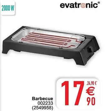 Cora Evatronic barbecue 002233 aanbieding