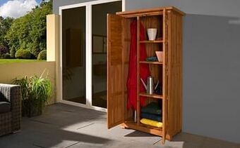 Brico Weka tuinkast 195A bruin 180x80x43cm aanbieding
