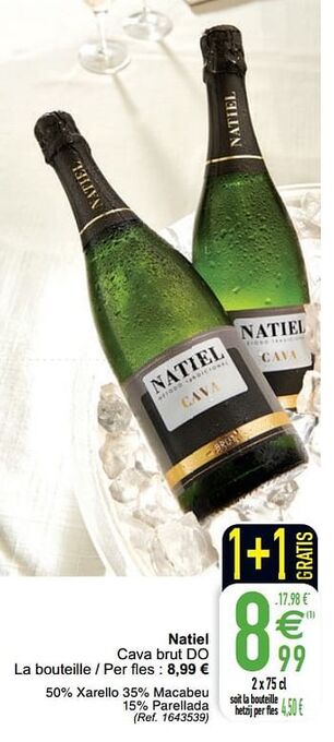 Cora Natiel cava brut do aanbieding
