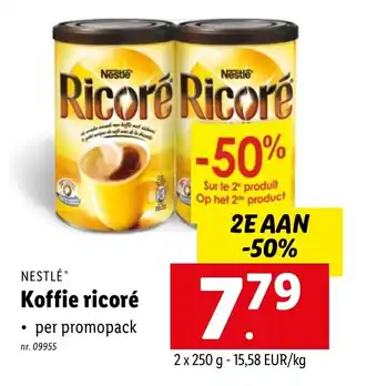 Lidl Nestle Koffie ricore 2x250g aanbieding