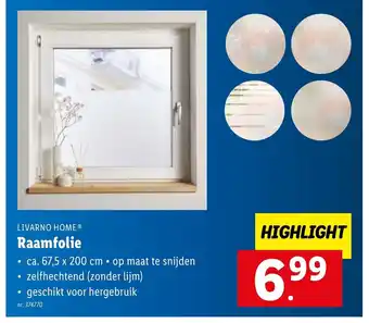 Lidl Livarno home Raamfolie 67.5x200 cm aanbieding