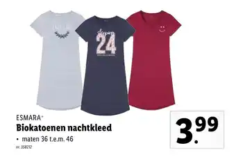 Esmara Biokatoenen nachtkleed