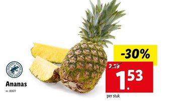 Lidl Ananas aanbieding