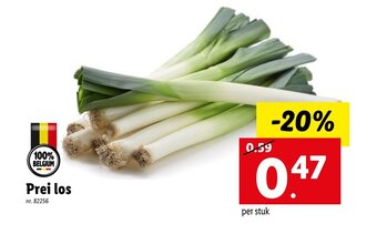 Lidl Prei los aanbieding