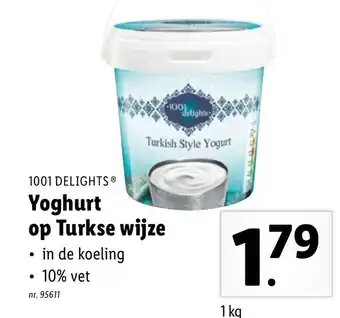 1001 delights Yoghurt op Turkse wijze 1kg