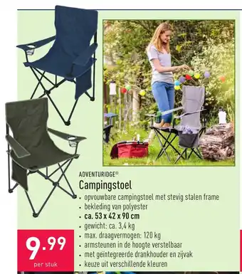 ALDI Adventuridge Campingstoel aanbieding