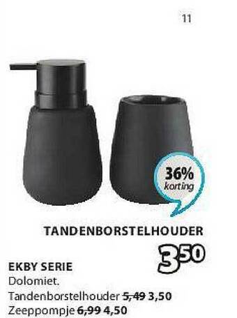 Jysk Ekby Serie Tandenborstelhouder aanbieding