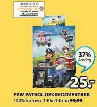 Paw Patrol Dekbedovertrek