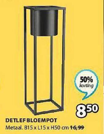 Jysk Detlef Bloempot aanbieding