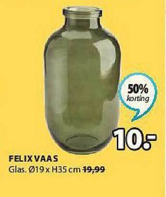 Jysk Felix Vaas aanbieding