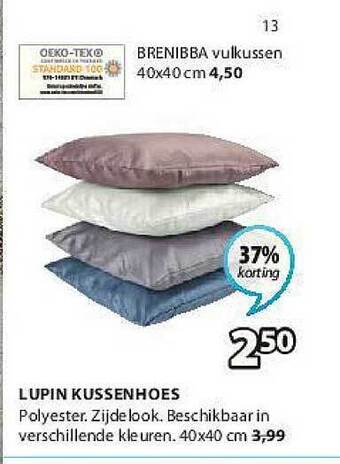 Jysk Lupin Kussenhoes aanbieding