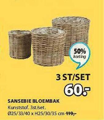Sansebie Bloembak