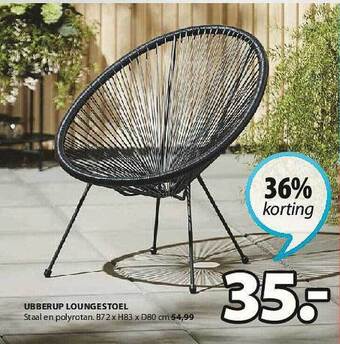 Jysk Ubberup Loungestoel aanbieding