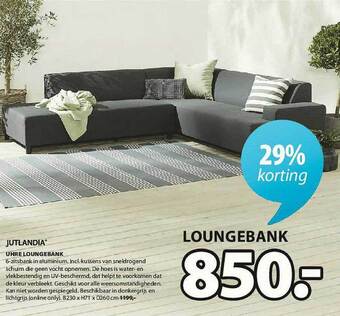 Jysk Uhre Loungebank aanbieding
