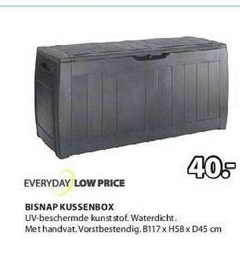 Jysk Bisnap Kussenbox aanbieding