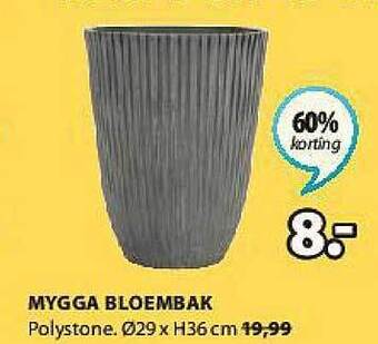 Jysk Mygga Bloembak aanbieding