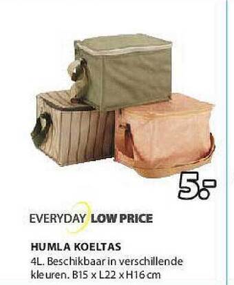 Jysk Humla Koeltas aanbieding