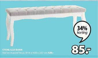 Jysk Stenlille Bank aanbieding