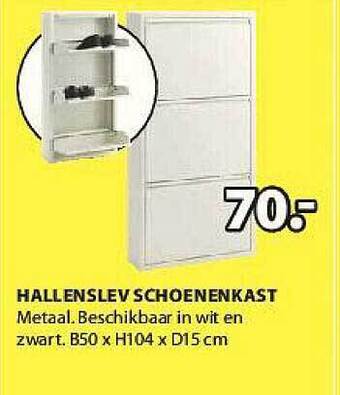Jysk Hallenslev Schoenenkast aanbieding