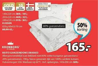 Beito Ganzendons Dekbed