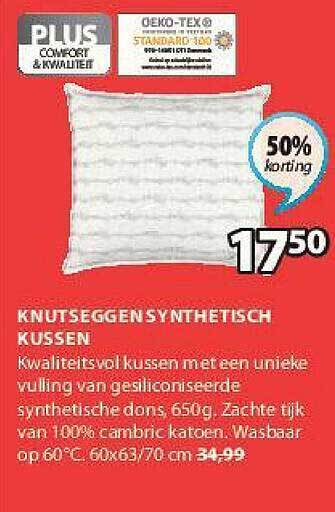 Knutseggen Synthetisch Kussen