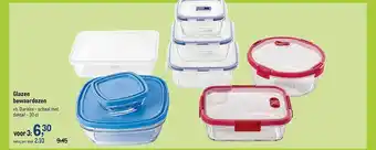 Makro Glazen Bewaardozen aanbieding