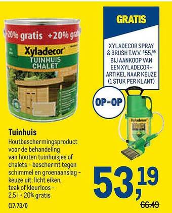 Makro Tuinhuis aanbieding