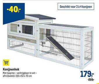Makro Konijnenhok aanbieding