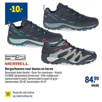 Makro Bergschoenen Voor Dames En Heren aanbieding