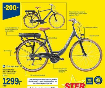 Elektrische Fiets Met Centrale Motor
