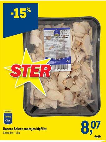Makro Horeca Select Sneetjes Kipfilet aanbieding