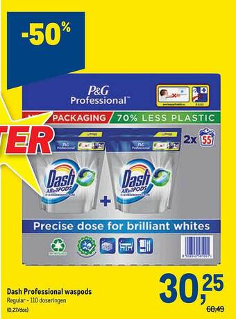 Makro Dash Professional Waspods aanbieding