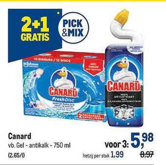 Makro Canard Gel Antikalk aanbieding
