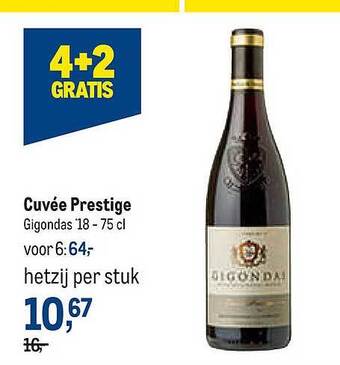Makro Cuvée Prestige Gigondas aanbieding