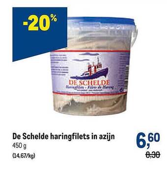 Makro De Schelde Haringfilets In Azijn aanbieding