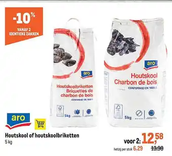 Makro Houtskool Of Houtskoolbriketten aanbieding