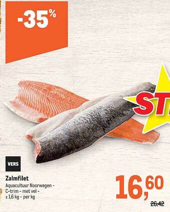 Makro Zalmfilet aanbieding