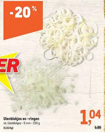 Uienblokjes En Ringen