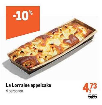 Makro La Lorraine Appelcake aanbieding