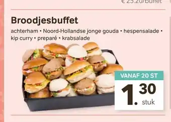 Broodjesbuffet 20 st.