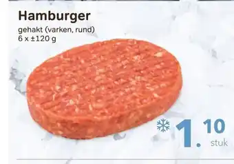 Bon Ap Hamburger gehakt ( varken,rund) 6 x 120 g aanbieding