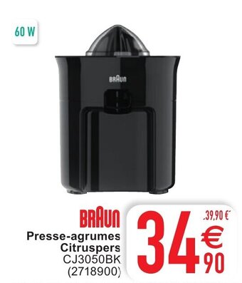 Cora Braun Presse-agrumes Citruspers CJ3050BK aanbieding